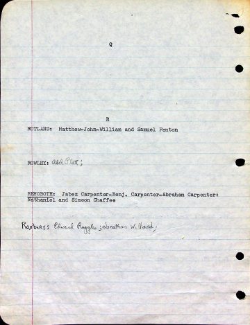 Settlers' origins in Massachusetts 1